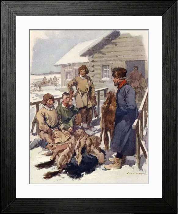 Framed Print : Russian Fur Merchant Framed Print : Russian Fur Merchant