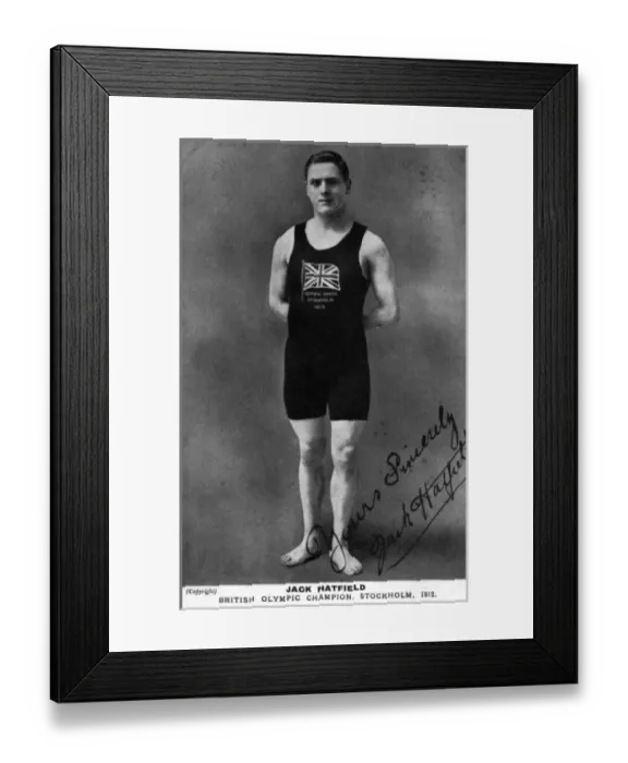 Framed Print : Jack Hatfield, British Olympic swimming champion Framed Print : Jack Hatfield, British Olympic swimming champion