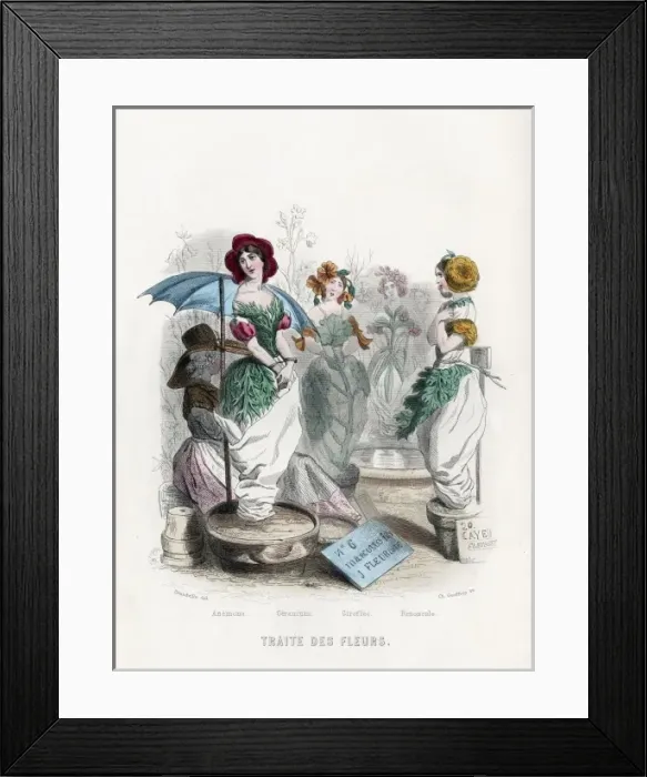 Framed Print : Flower Market Framed Print : Flower Market