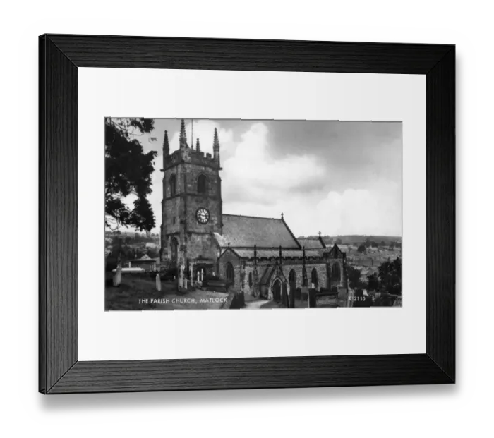 Framed Print : St Giles Parish Church, Matlock, Derbyshire Framed Print : St Giles Parish Church, Matlock, Derbyshire