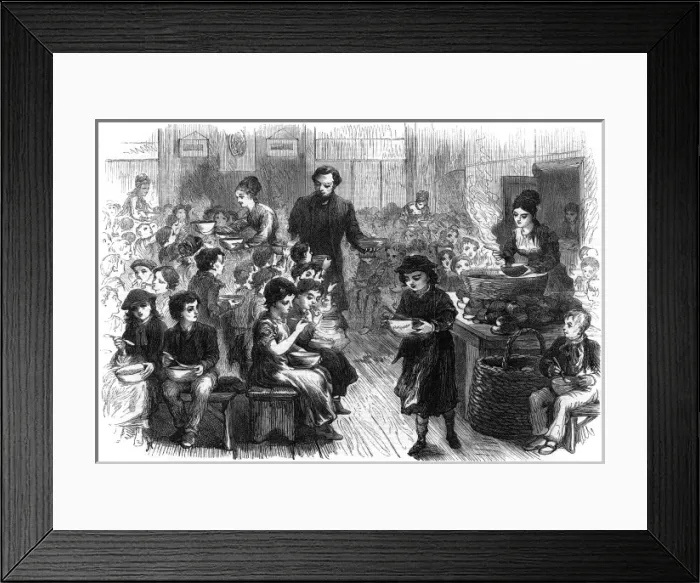 Framed Print : Halfpenny Dinners Framed Print : Halfpenny Dinners