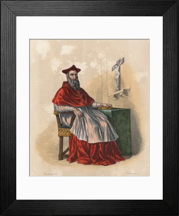 Framed Print : Cardinal Du Bellay Framed Print : Cardinal Du Bellay