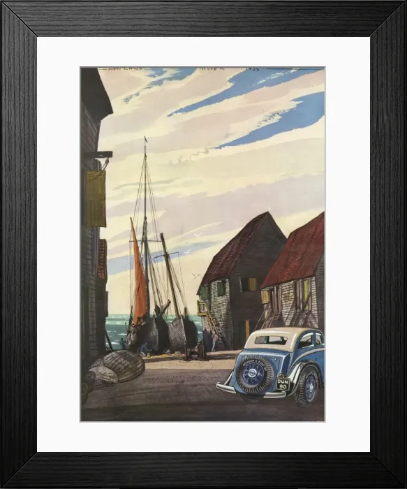 Framed Print : Advert / Dunlop Tyres 1935 Framed Print : Advert / Dunlop Tyres 1935