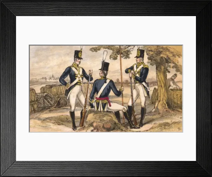 Framed Print : Sappers & Miners 1802 Framed Print : Sappers & Miners 1802