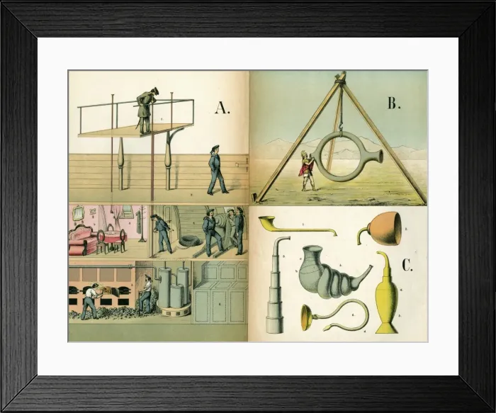 Framed Print : Acoustics 1882 Framed Print : Acoustics 1882