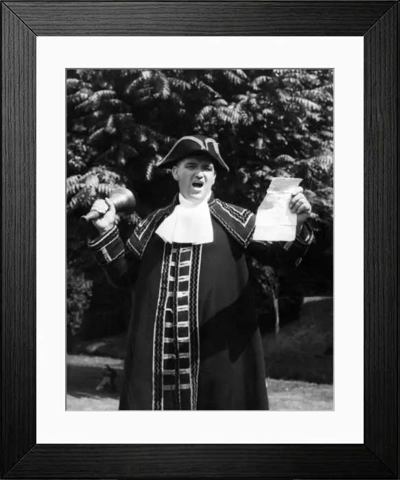 Framed Print : Town Crier / Contest Framed Print : Town Crier / Contest