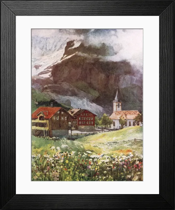 Framed Print : Swiss Alps / Grindelwald Framed Print : Swiss Alps / Grindelwald
