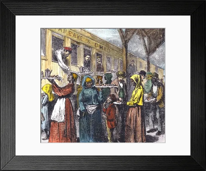 Framed Print : Station Refershments Framed Print : Station Refershments