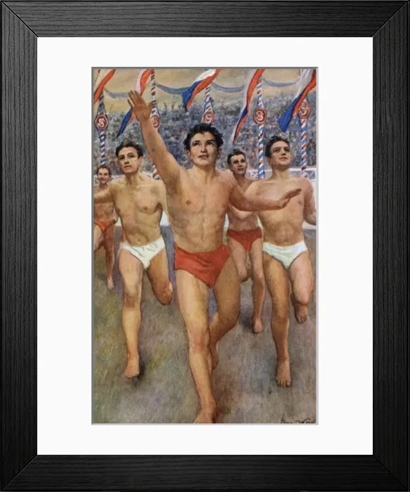 Framed Print : Marathon Runners Framed Print : Marathon Runners