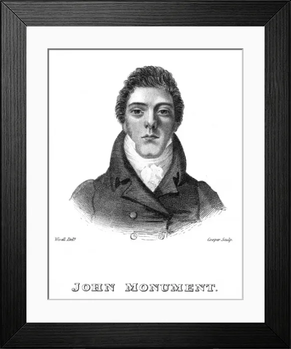 Framed Print : Cato Street / J Monument Framed Print : Cato Street / J Monument