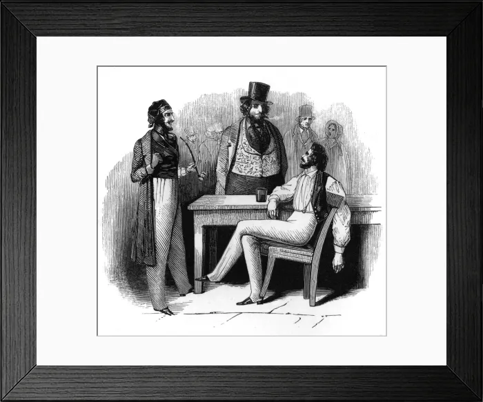 Framed Print : Gentlemen Debtors Framed Print : Gentlemen Debtors