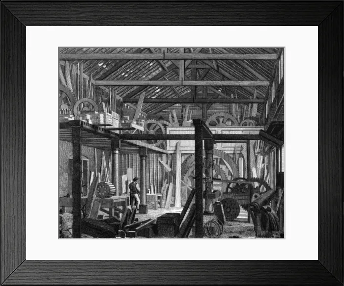 Framed Print : Factory Interior Framed Print : Factory Interior