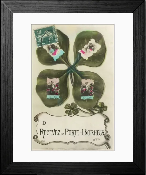 Framed Print : Four-Leaf Clover Framed Print : Four-Leaf Clover