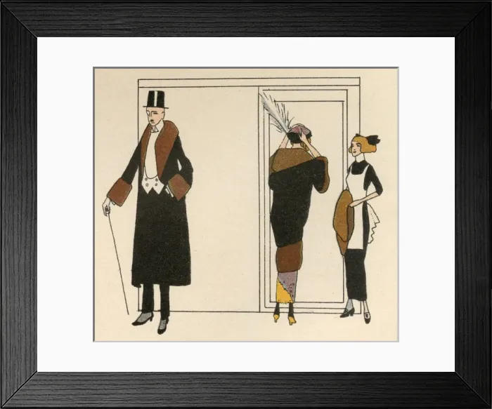 Framed Print : Evening Dress 1912 Framed Print : Evening Dress 1912