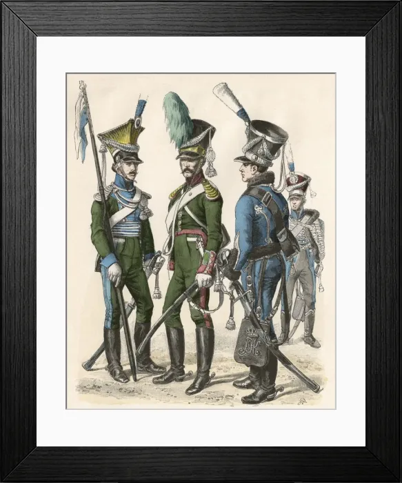 Framed Print : German Napoleonic Framed Print : German Napoleonic