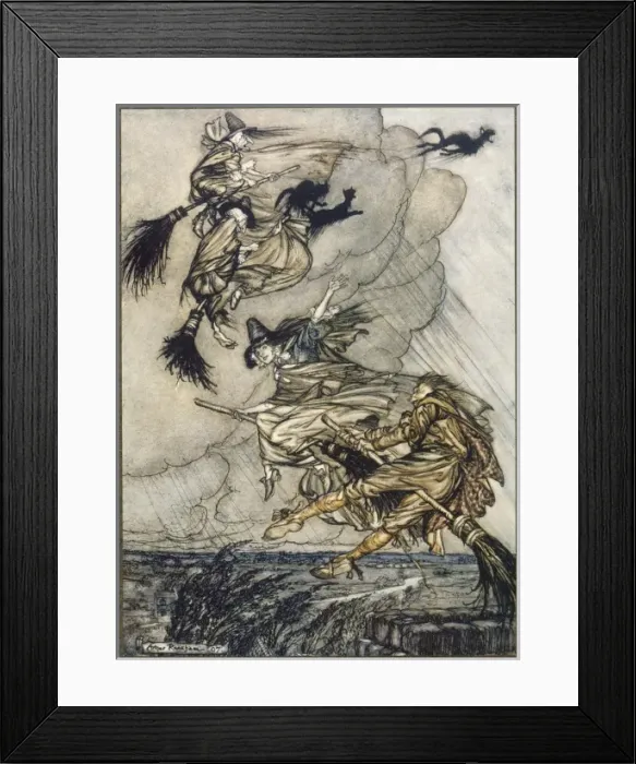 Framed Print : Flight of Witches Framed Print : Flight of Witches