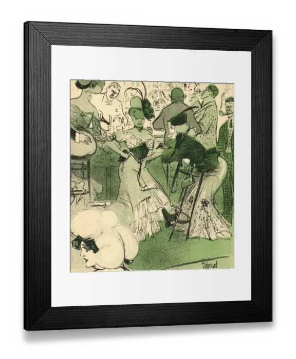 Framed Print : French women drinking at a bar, 1906 Framed Print : French women drinking at a bar, 1906