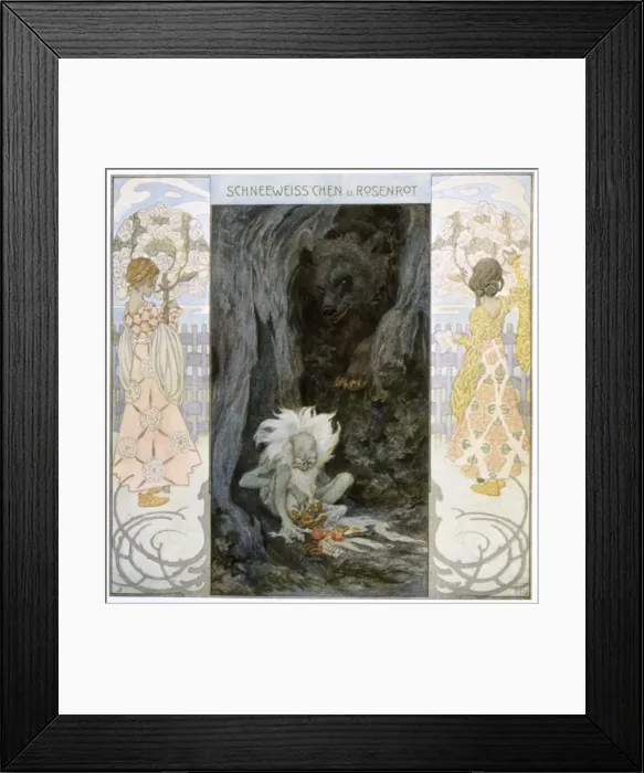 Framed Print : Snow White / Rose Red 5 Framed Print : Snow White / Rose Red 5