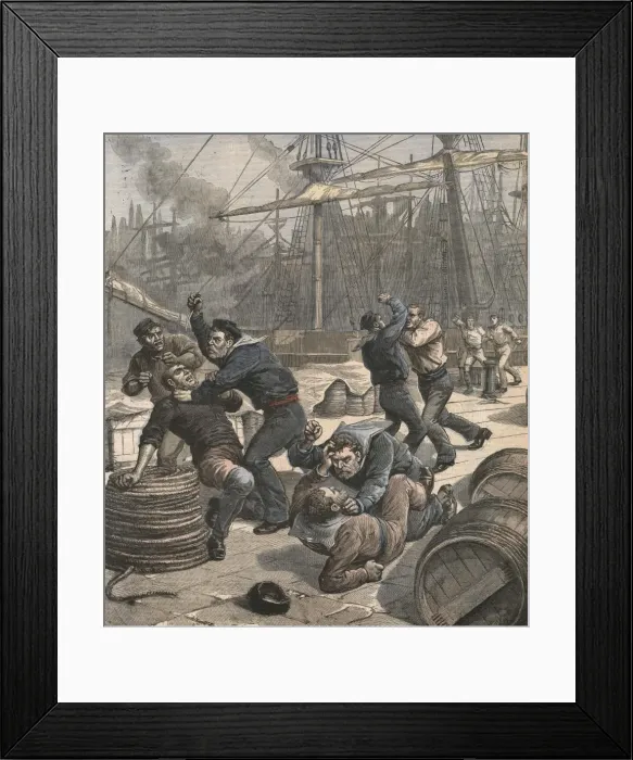 Framed Print : British / German Fight Framed Print : British / German Fight