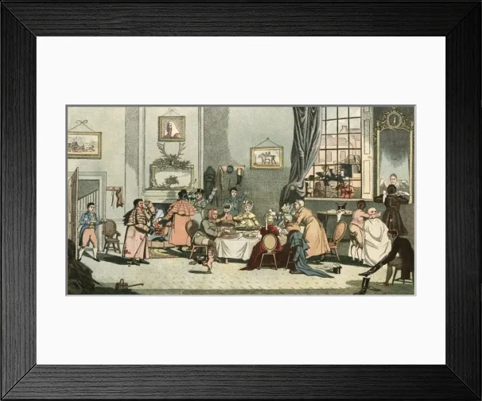 Framed Print : Coaching Breakfast Framed Print : Coaching Breakfast
