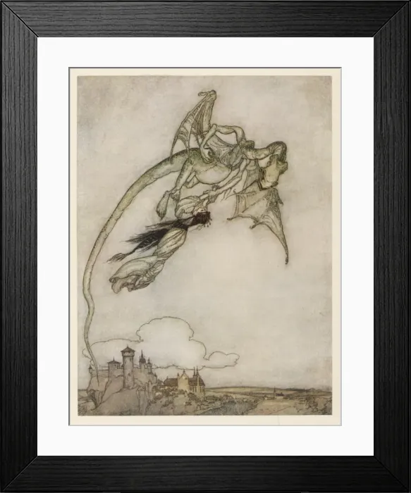 Framed Print : Princess Abducted Framed Print : Princess Abducted