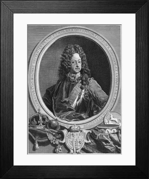 Framed Print : George I / Fursten Framed Print : George I / Fursten