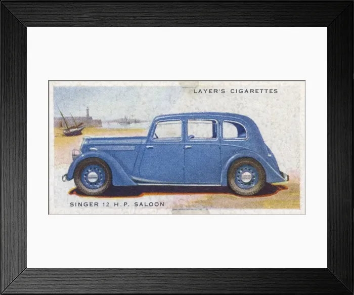 Framed Print : Singer 12 Hp Saloon Framed Print : Singer 12 Hp Saloon
