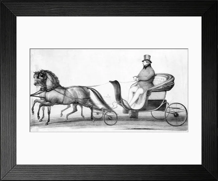 Framed Print : George IV in Carriage Framed Print : George IV in Carriage