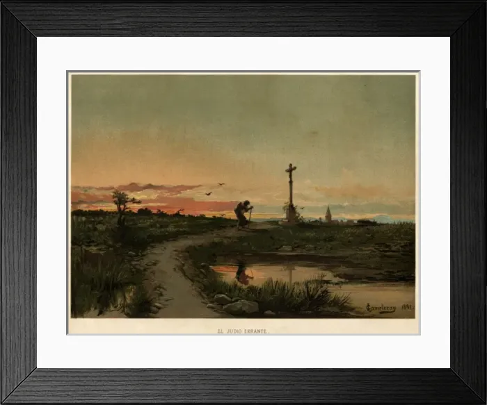 Framed Print : Myth / The Wandering Jew Framed Print : Myth / The Wandering Jew