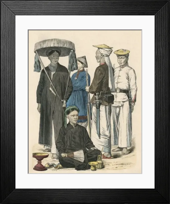 Framed Print : Racial / Asia / Vietnam 19C Framed Print : Racial / Asia / Vietnam 19C