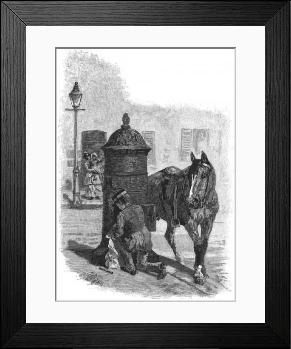 Framed Print : Australian Postman Framed Print : Australian Postman