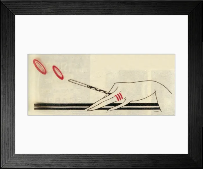 Framed Print : Cigarette Holder 1928 Framed Print : Cigarette Holder 1928