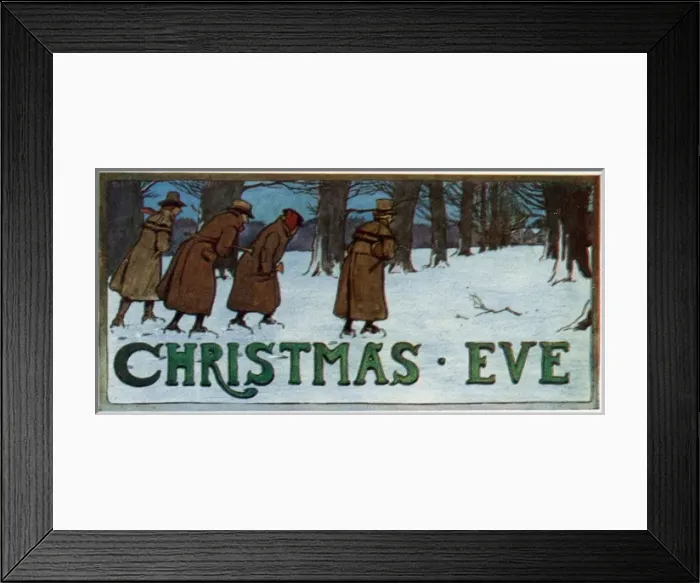Framed Print : Carol Singers 19C Framed Print : Carol Singers 19C