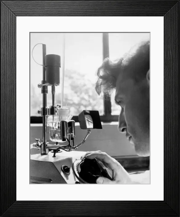 Framed Print : Using Instrument 1962 Framed Print : Using Instrument 1962
