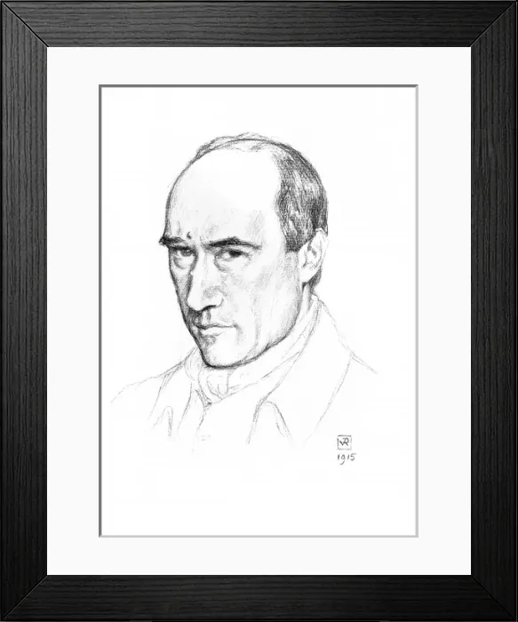 Framed Print : Gide (Rysselberghe) Framed Print : Gide (Rysselberghe)