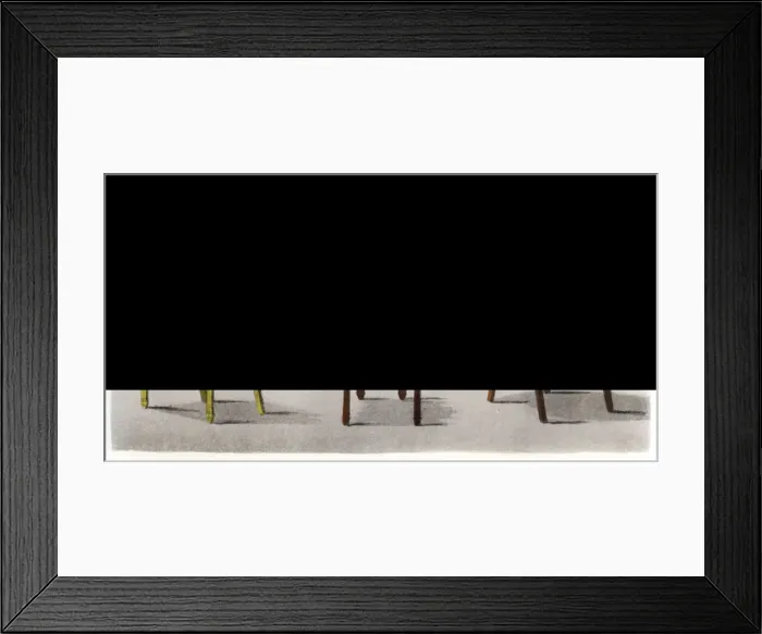 Framed Print : 3 Gothick Chairs Framed Print : 3 Gothick Chairs