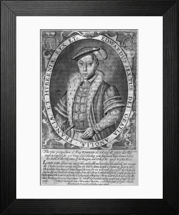 Framed Print : EDWARD VI / 1537-1553 Framed Print : EDWARD VI / 1537-1553