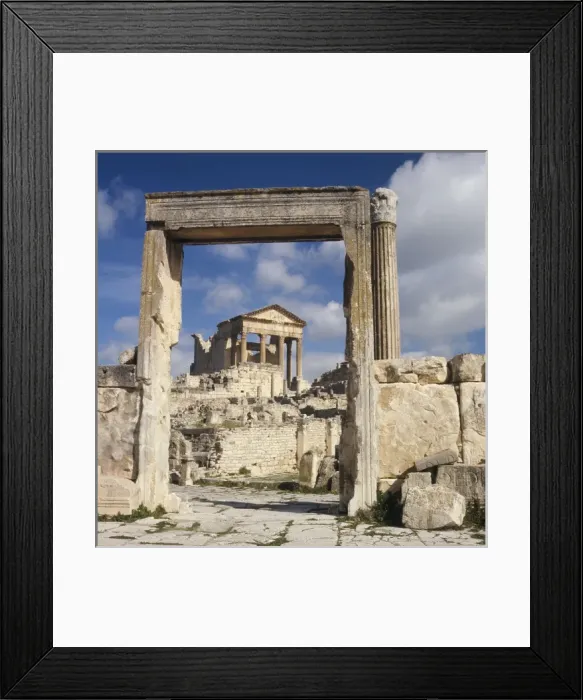 Framed Print : Tunisia / Dougga Framed Print : Tunisia / Dougga