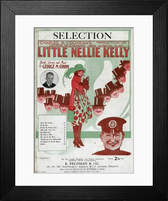 Framed Print : Musical / Nellie Kelly Framed Print : Musical / Nellie Kelly