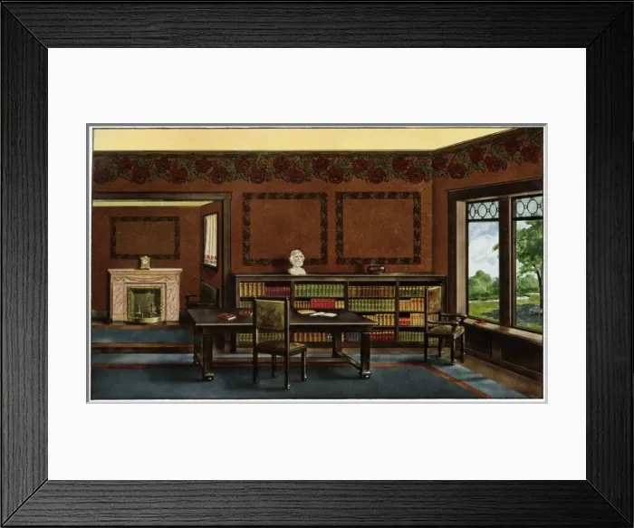 Framed Print : Morning Room 1912 Framed Print : Morning Room 1912