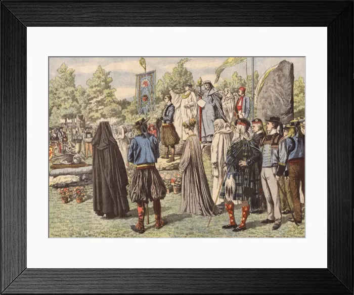 Framed Print : Breton Bardic Festival Framed Print : Breton Bardic Festival