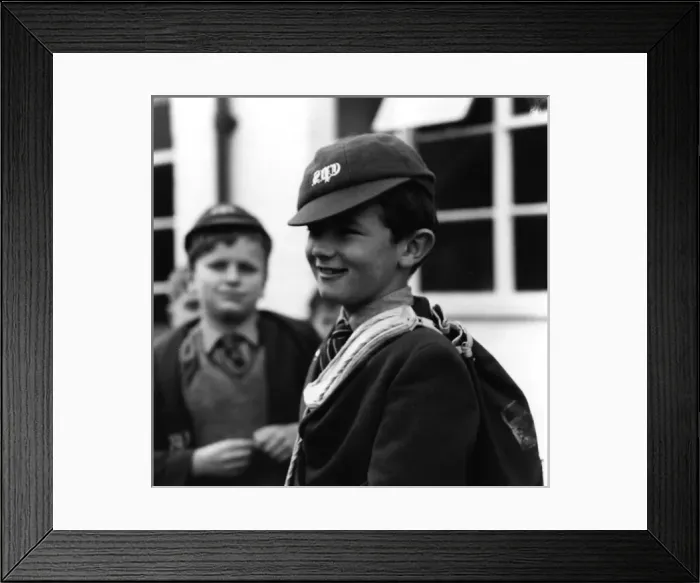 Framed Print : Schoolboy in Uniform Framed Print : Schoolboy in Uniform