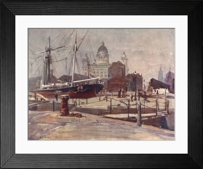 Framed Print : Liverpool / Dock Board 07 Framed Print : Liverpool / Dock Board 07