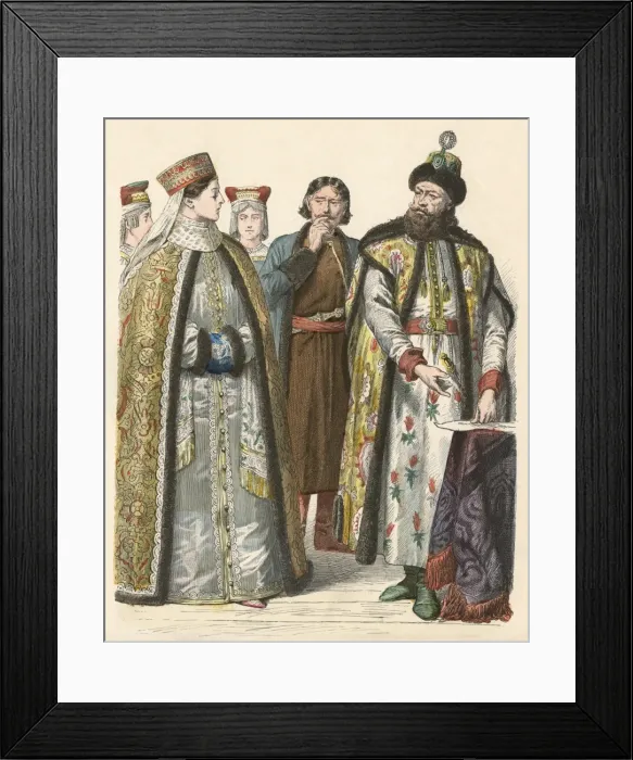 Framed Print : Racial / Russia / Boyars Framed Print : Racial / Russia / Boyars