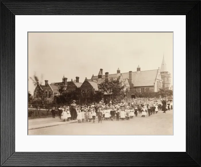 Framed Print : Park Road Schools Framed Print : Park Road Schools