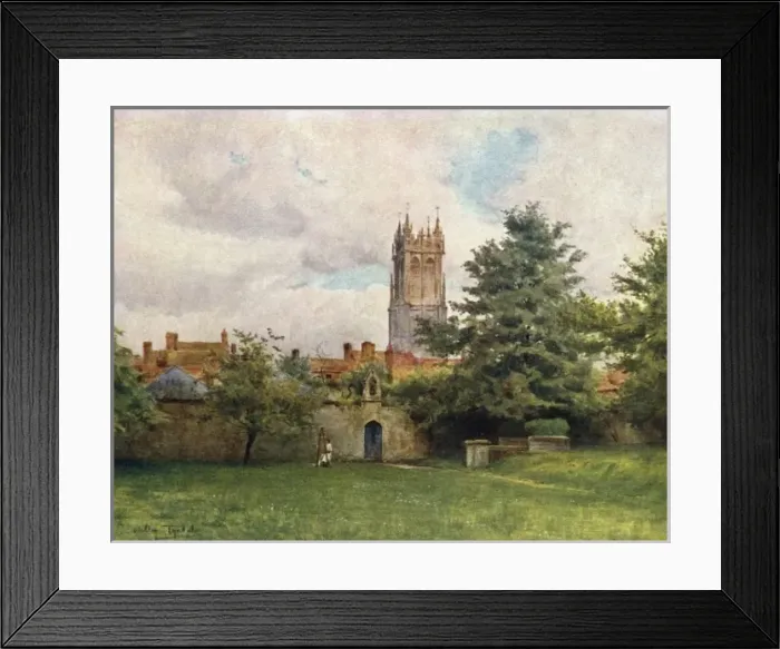 Framed Print : Glastonbury / Tower 1927 Framed Print : Glastonbury / Tower 1927