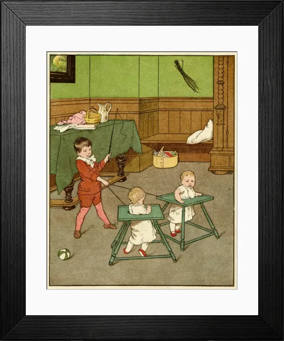 Framed Print : Children Walkers Framed Print : Children Walkers