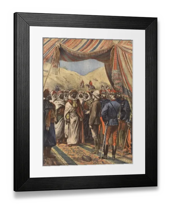 Framed Print : M. Cambon in Talks Framed Print : M. Cambon in Talks