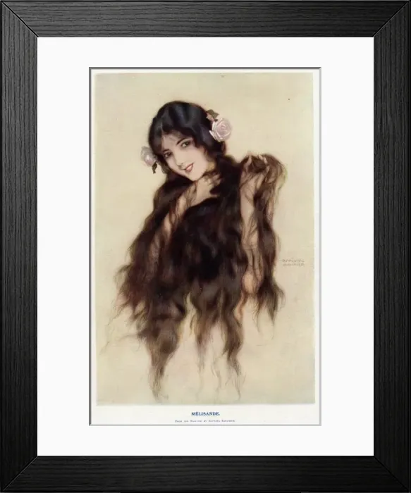 Framed Print : Female Type Melisande Framed Print : Female Type Melisande