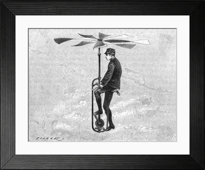 Framed Print : Aerial Velocipede Framed Print : Aerial Velocipede